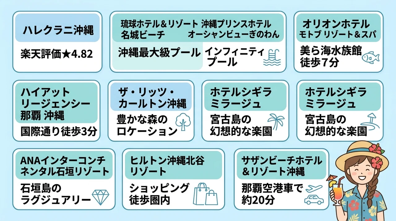 沖縄でラウンジがすごいホテル10選